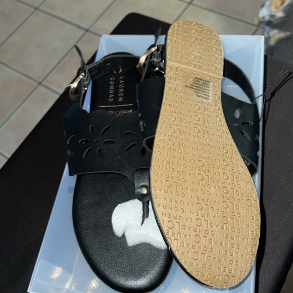 LC Lauren Conrad Jarrah Women's Floral Thong Sling Back Sandals - Picture 5 of 9